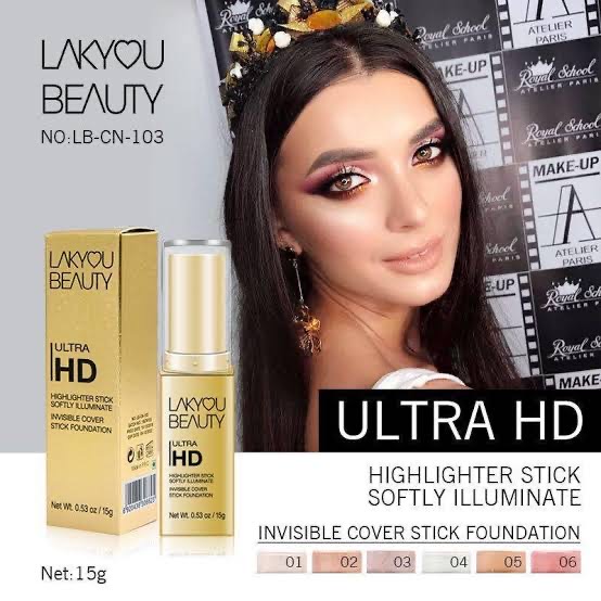 LAKYOU BEAUTY HD GOLD HIGHLIGHTER STICK