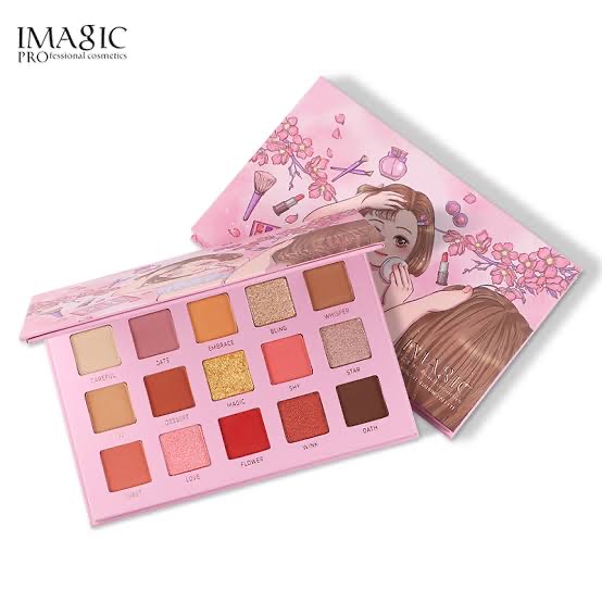 IMAGIC 15 COLOR EYESHADOW NUDES