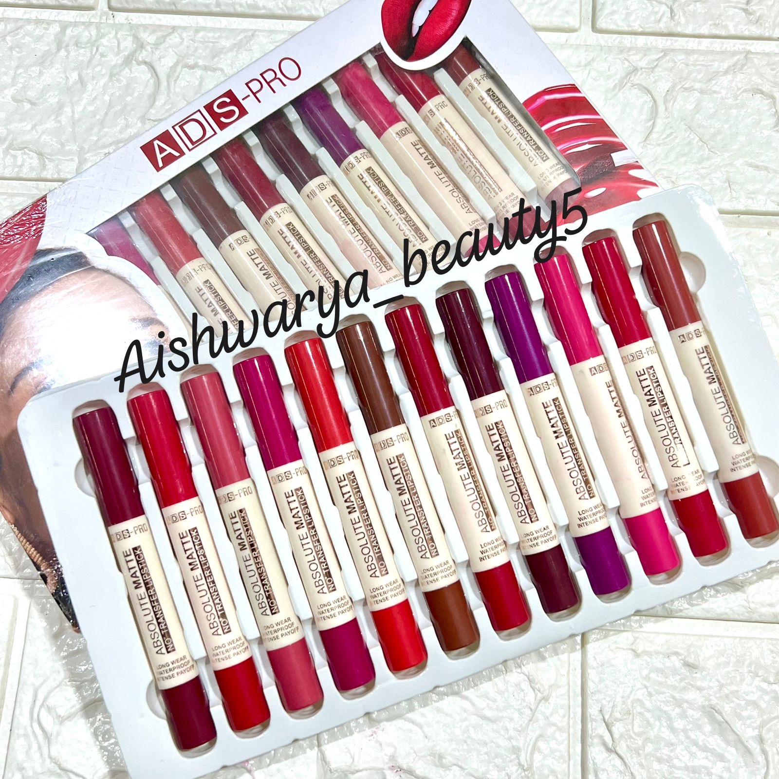 ADS ABSOLUTE MATTE LIP CRAYONS