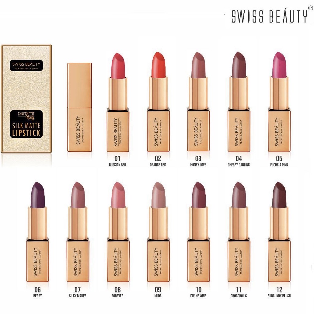 Swiss Beauty Luxurious Silk Matte Lipstick