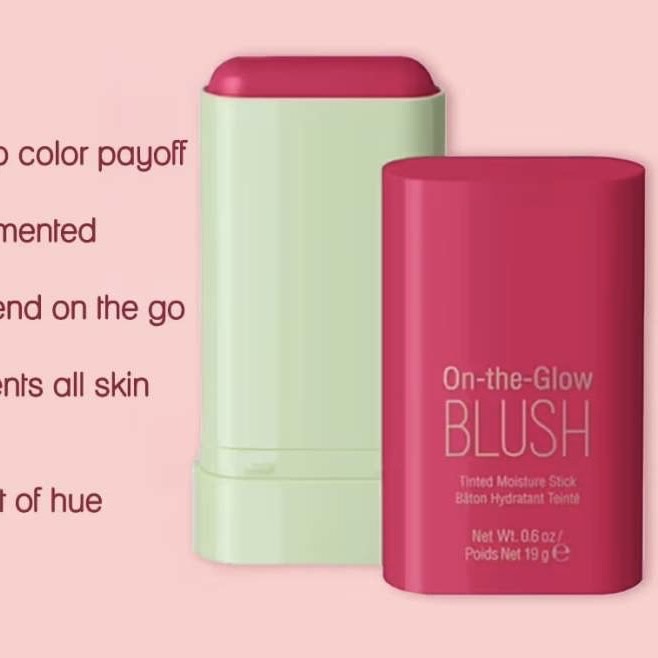 On The Glow Blusher Stick- Hot Red