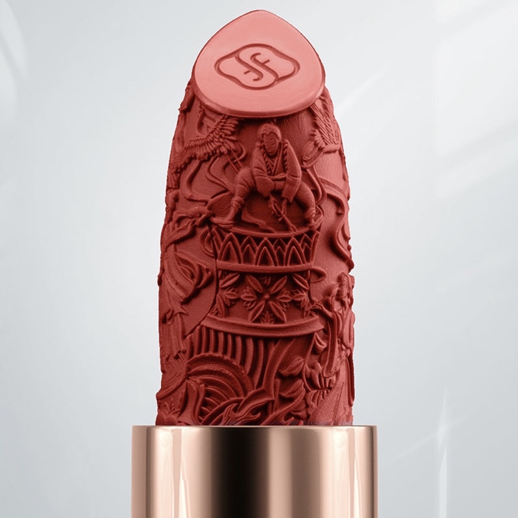 3D Velvet Textured Embossed Gradient Lipstick