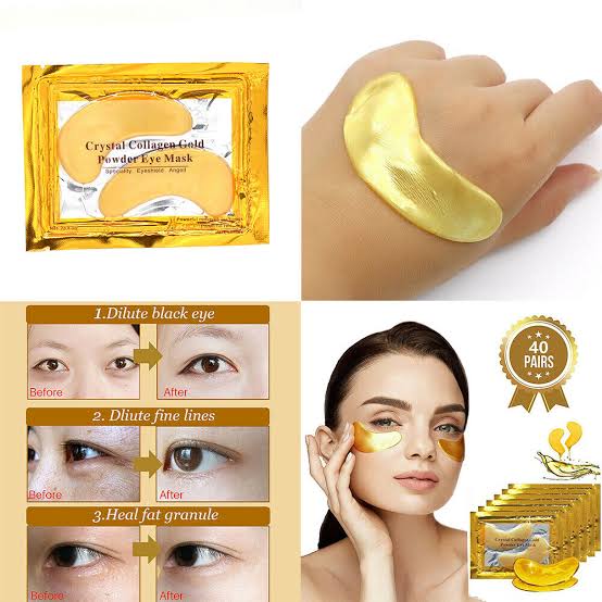 Glitter Korea Hot Sell for Dark Circles Hydrogel Jelly Mask Purple Eyes
