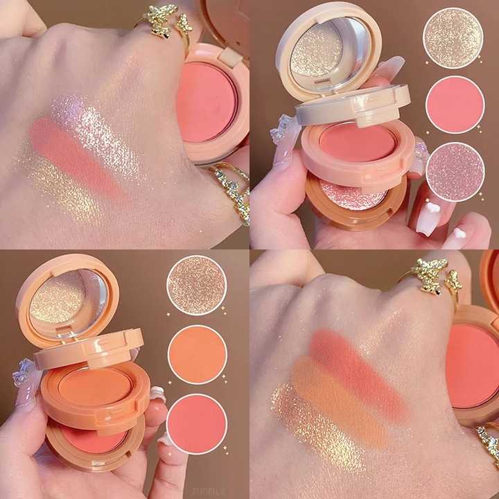 Korean Trio Blusher & Highlighter
