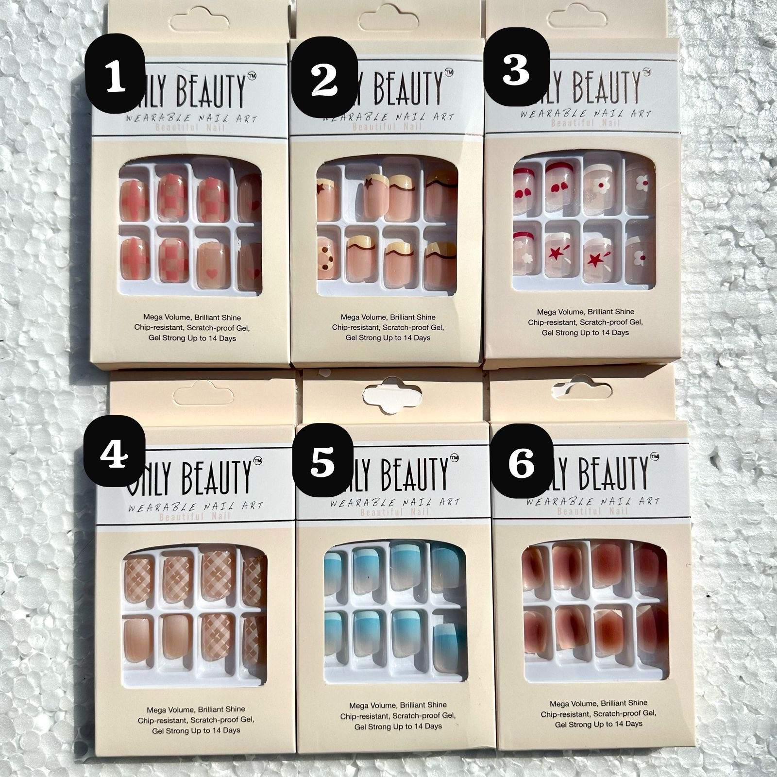 Only Beauty Plain Nails- A