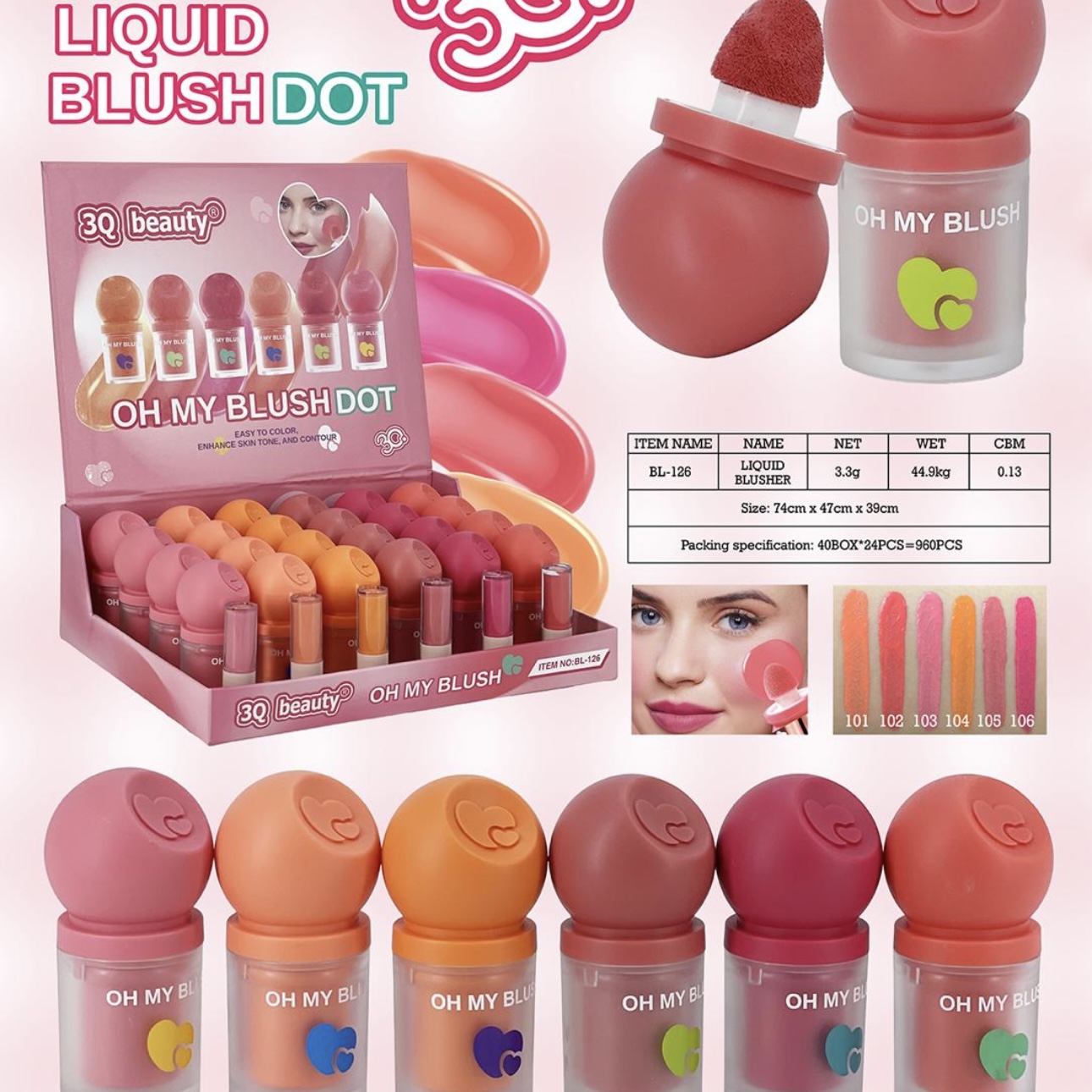 Korean Oh My Blush | Liquid Dot Blush