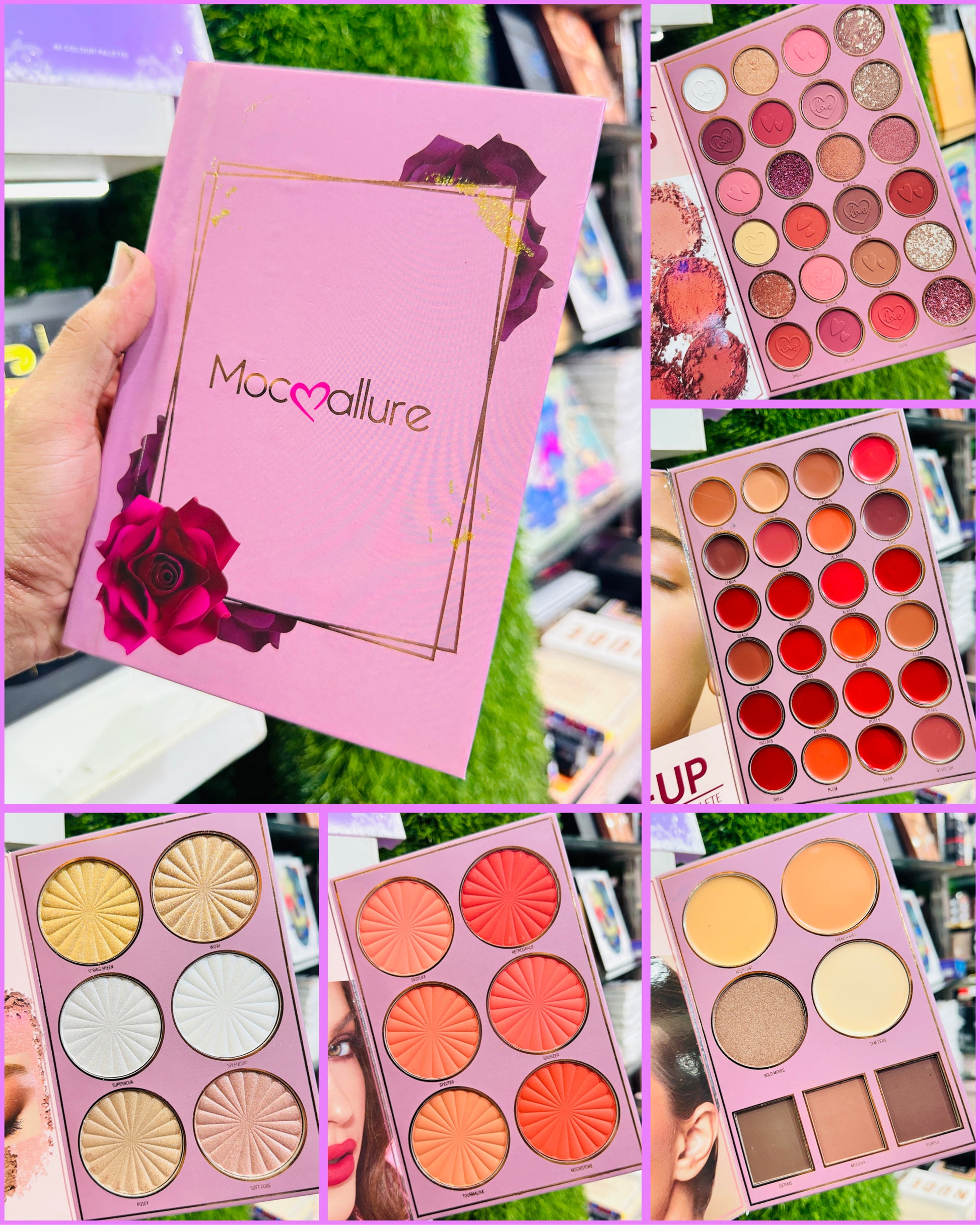 Moc Allure 5 pages All In One Makeup Book