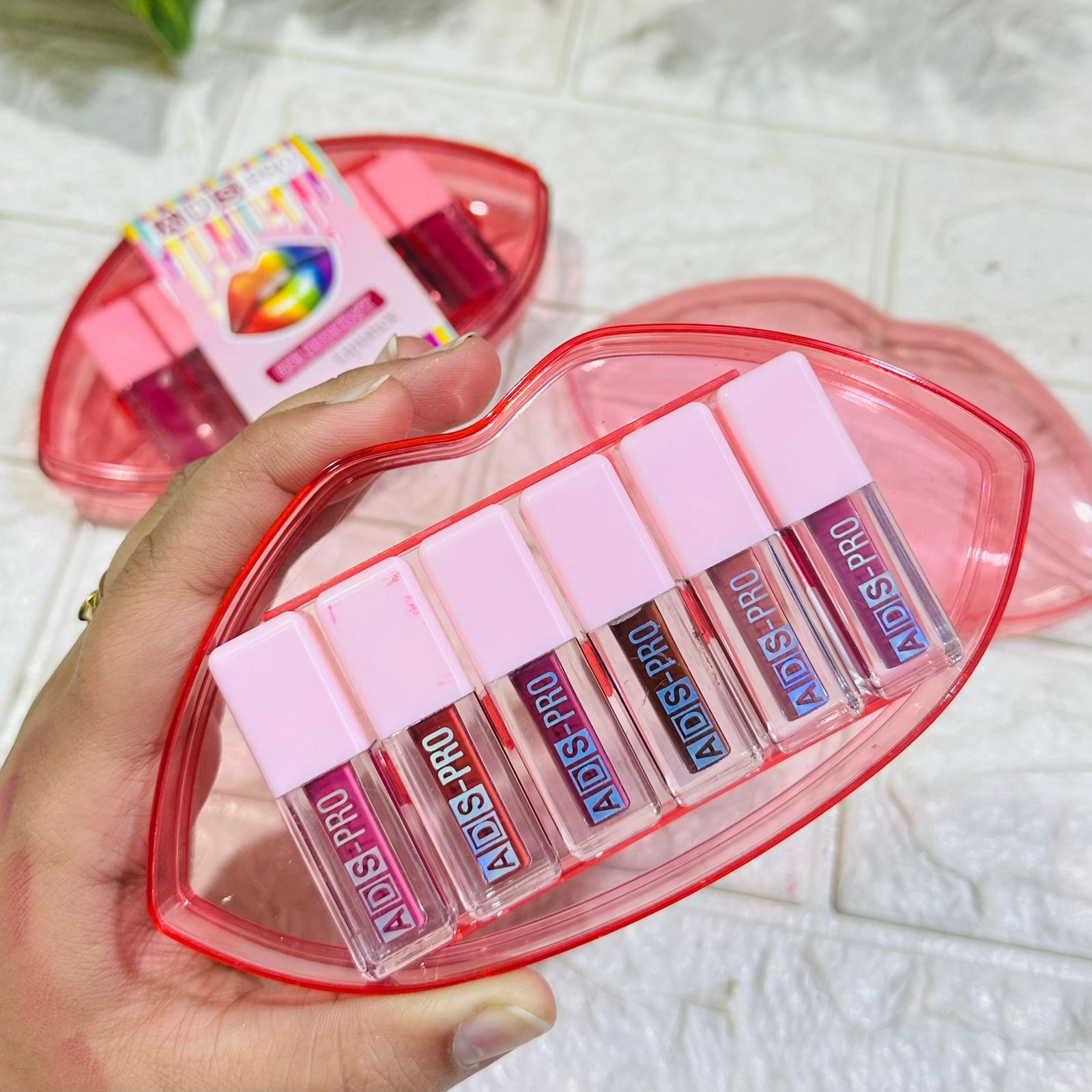 Ads Pro Lipshape Mini Lipstick set Pink