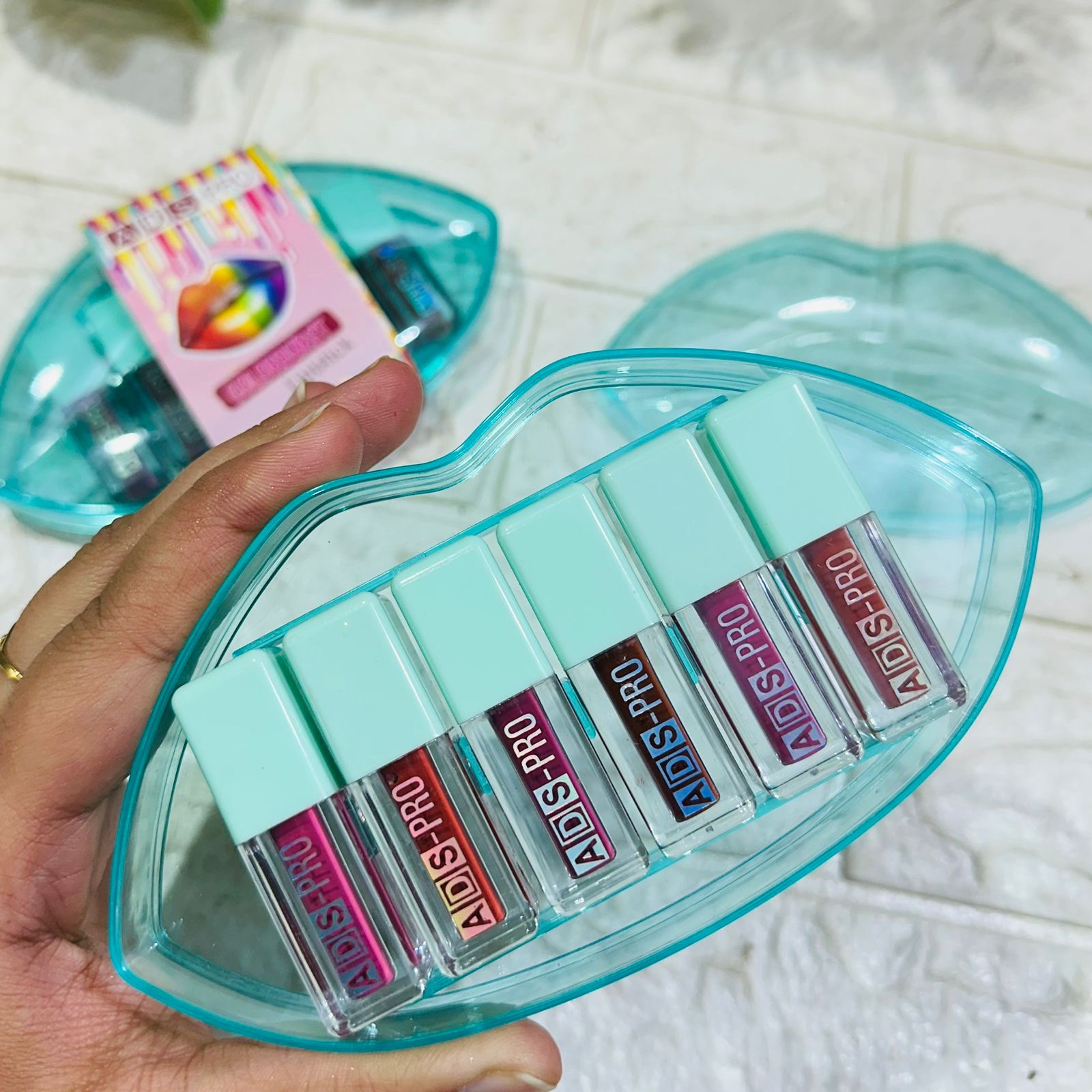 Ads Pro Lipshape Mini Lipstick set green