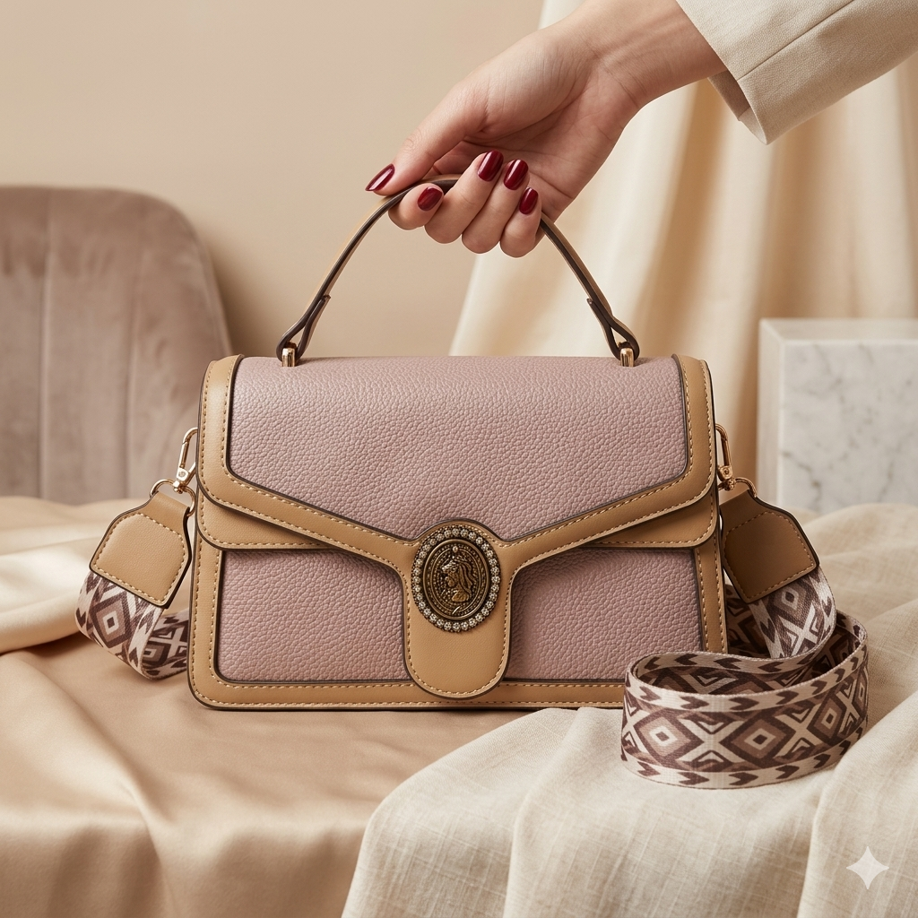 Korean Blush Royale Handbag And sling