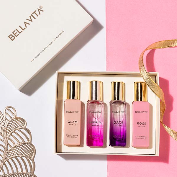 Bellavita Luxury Perfume Gift Set Women 20ML X 4